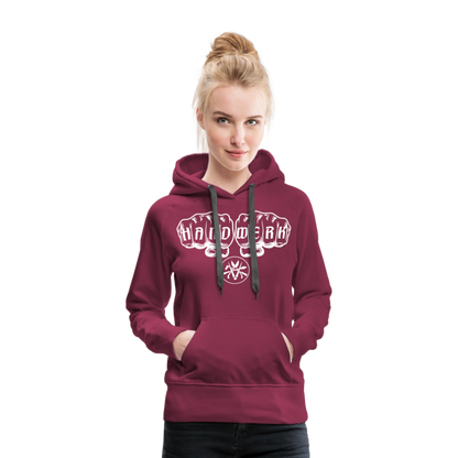 Frauen Premium Hoodie "Spengler" - Bordeaux