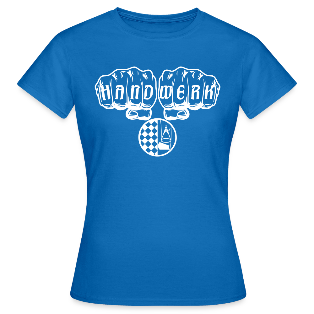 Frauen T-Shirt "Bodenleger" Royalblau Frauen T-Shirt