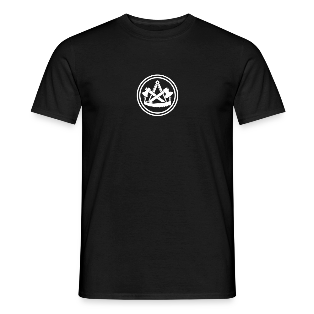 Unisex Zimmermann T-Shirt von Spreadconnect, beidseitig bedruckt mit Handwerker-Design, für Männer, modischer Arbeitskleidung