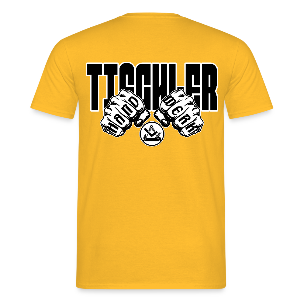 Unisex T-Shirt "Tischler" Gelb Männer T-Shirt