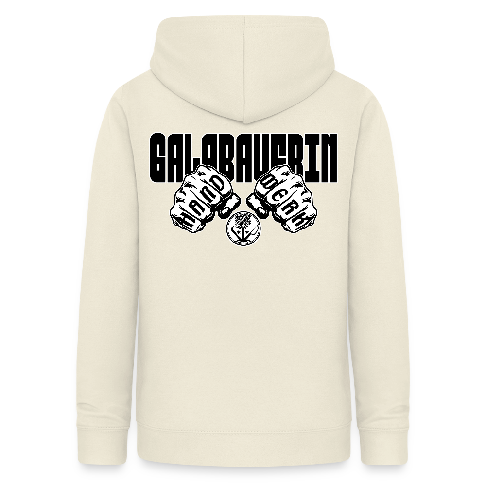 Frauen Hoodie "GaLaBauerin" (beidseitig beruckt) Vanille-Milchshake Frauen Hoodie