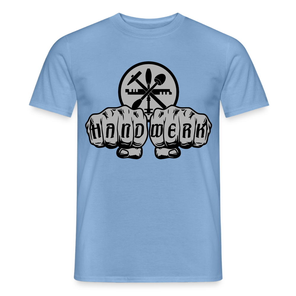 Unisex T-Shirt "Glaser"-Power von Spreadconnect, bequemes Männer T-Shirt mit auffällig gestaltetem Druck, kurzärmelig und aus Baumwolle.