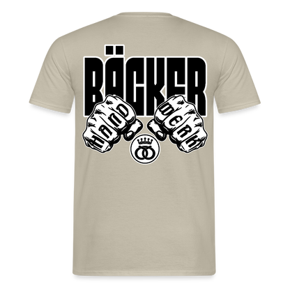 Unisex T-Shirt "Bäcker" - Sandbeige