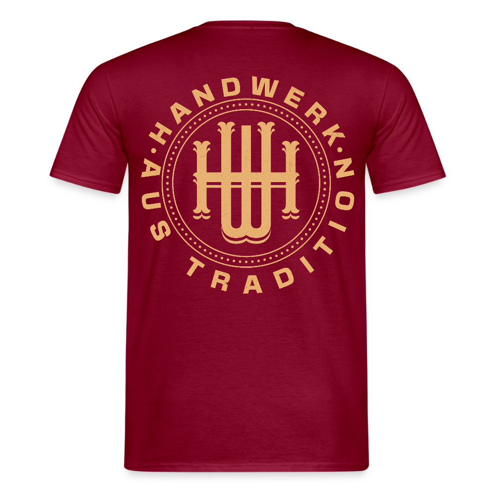 Unisex T-Shirt "Handwerk" (beidseitig bedruckt) Männer T-Shirt