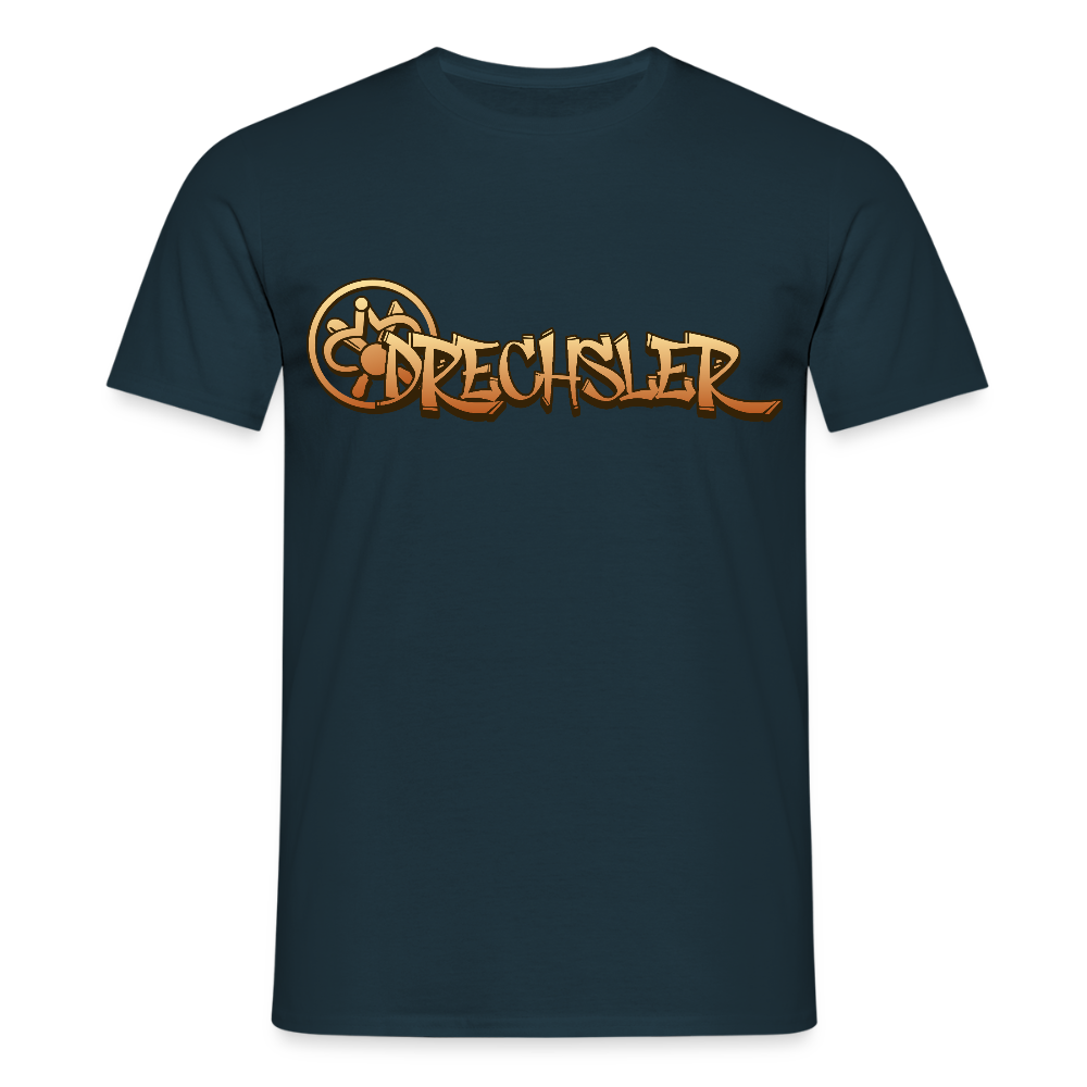 Unisex T-Shirt "Drechsler" Navy Männer T-Shirt