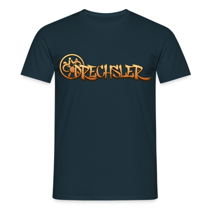 Unisex T-Shirt "Drechsler" Navy Männer T-Shirt