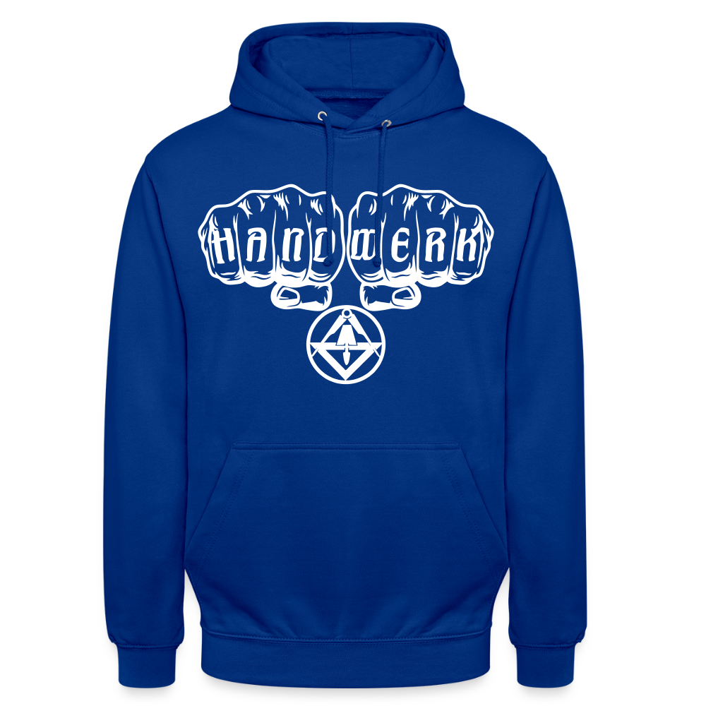 Unisex Hoodie "Stuckateur" Royalblau Unisex Hoodie