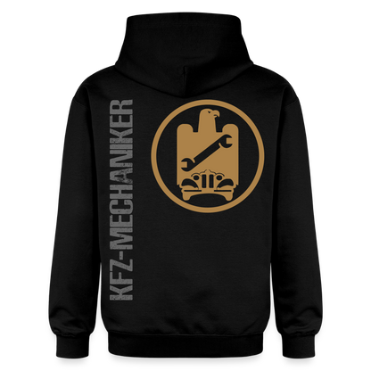 Gildan Unisex Softstyle® "KFZ-Mechaniker" Schwarz Gildan Unisex Softstyle® Midweight Hoodie
