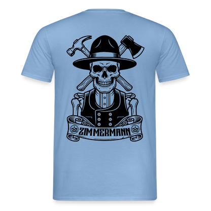 Unisex Handwerker T-Shirt von Spreadconnect mit Skull & Zunft Druck, beidseitig bedrucktes Design, bequemes Männer T-Shirt