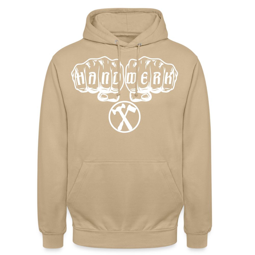 Unisex Hoodie "Installateur" Beige Unisex Hoodie