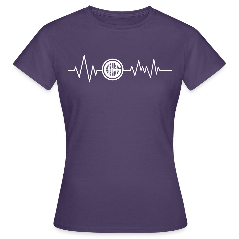 Frauen T-Shirt "Gerüstbauer" - Dunkellila