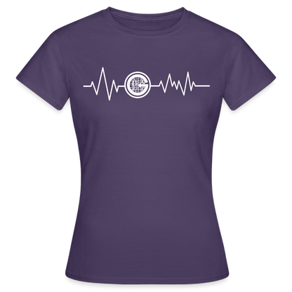 Frauen T-Shirt "Gerüstbauer" - Dunkellila