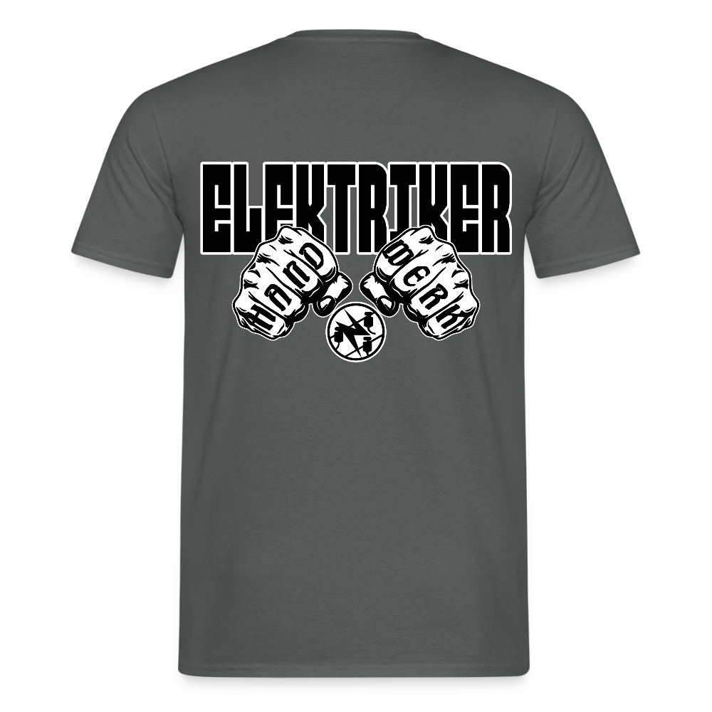 Unisex T-Shirt "Elektriker" Anthrazit Männer T-Shirt