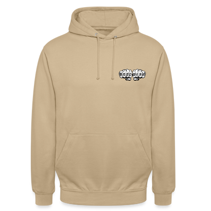 Unisex Hoodie "Heizungsbauer" (beidseitig bedruckt) - Beige