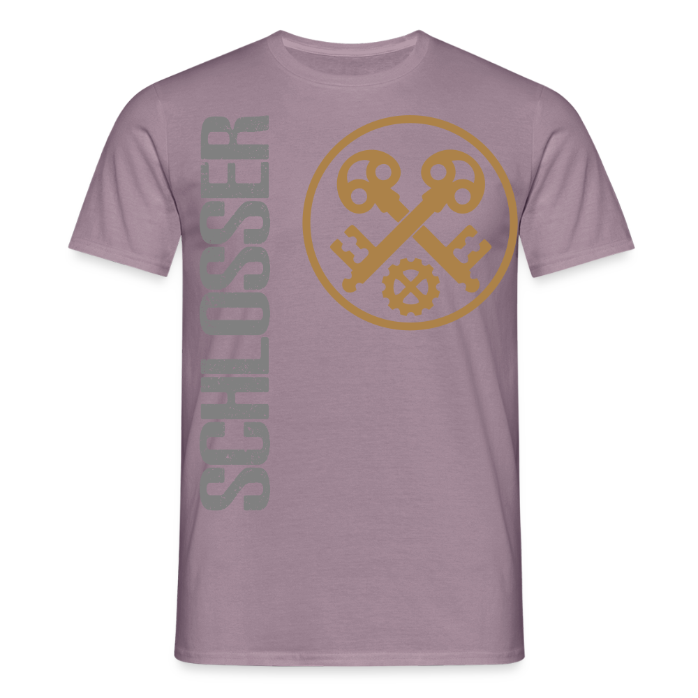 Unisex T-Shirt "Schlosser" Lilagrau Männer T-Shirt
