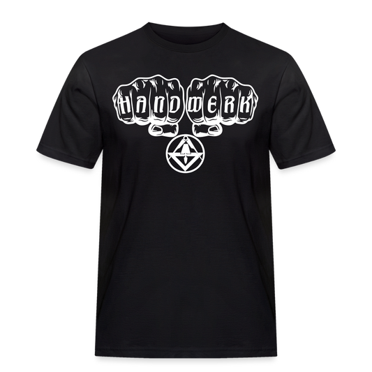 Männer Workwear T-Shirt "Stuckateur" - Schwarz