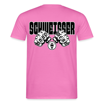 Unisex T-Shirt "Schweisser" Pink Männer T-Shirt