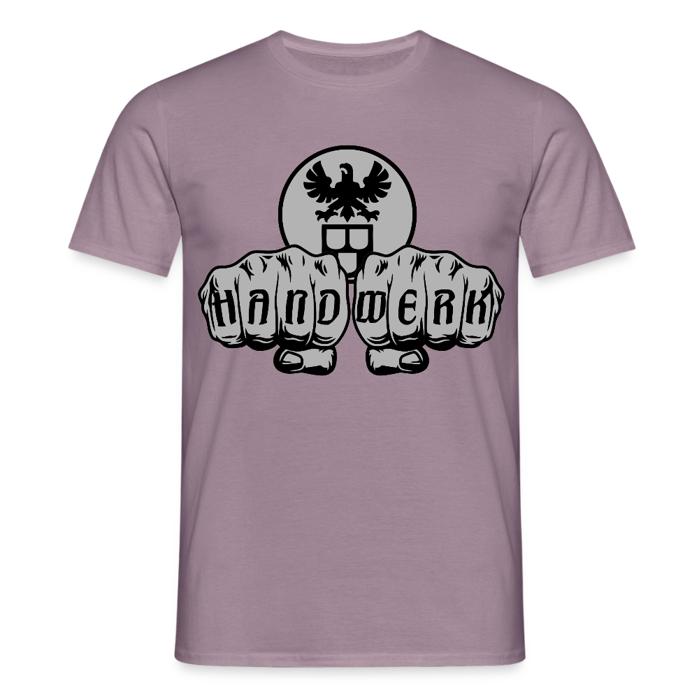 Unisex T-Shirt "Maler" Lilagrau Männer T-Shirt