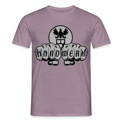 Unisex T-Shirt "Maler" Lilagrau Männer T-Shirt