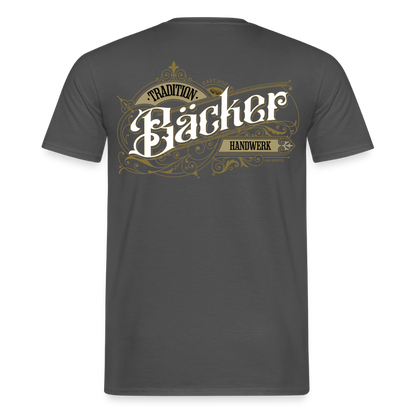 Unisex Bäcker T-Shirt von Spreadconnect, mit nostalgischem Druck, aus Baumwolle, bequem und stilvoll für Männer.