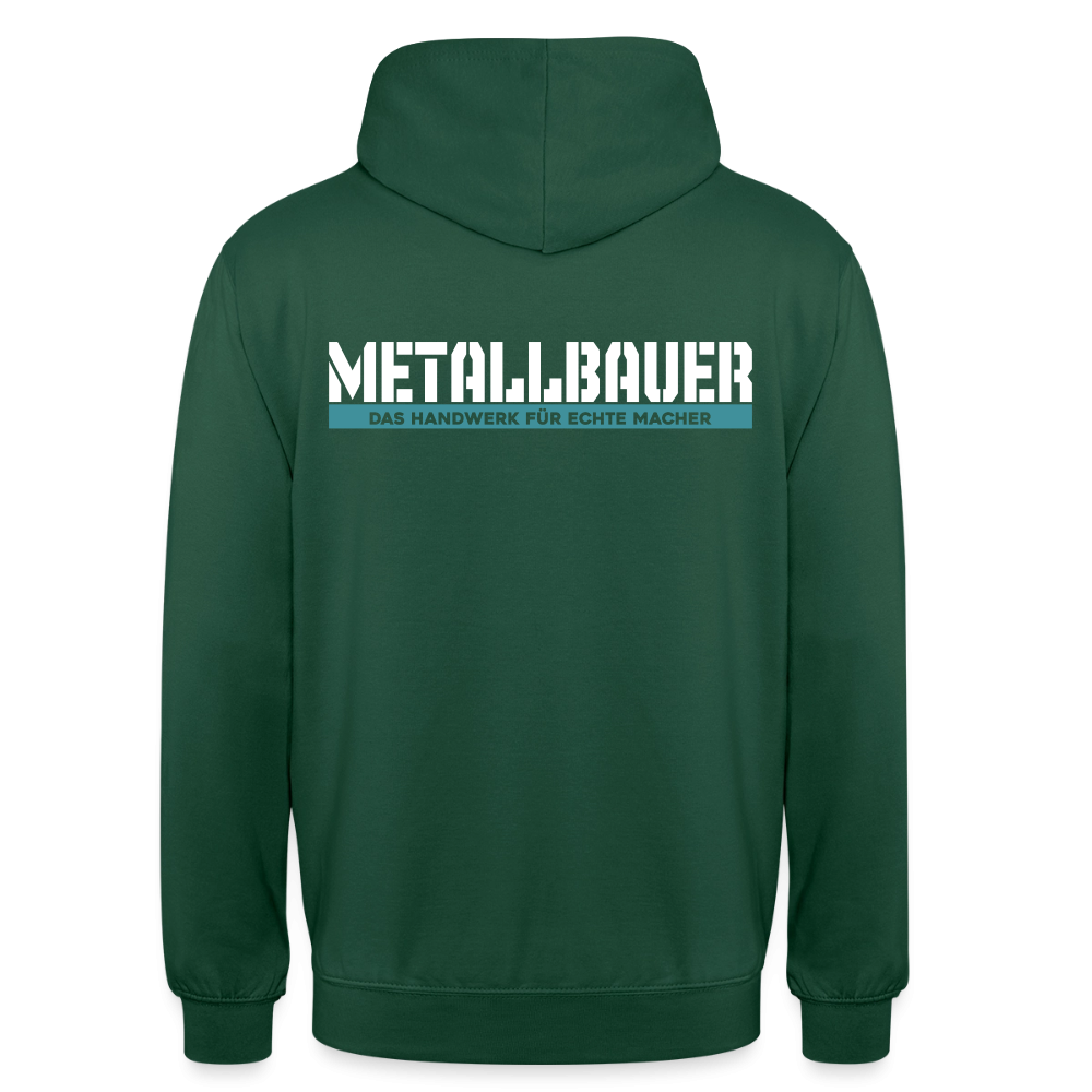 Unisex Hoodie HW-300 | MACHER "Metallbauer" Flaschengrün Unisex Hoodie {{ color }}