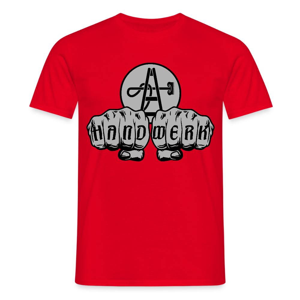 Unisex T-Shirt "Gebäudereiniger" Rot Männer T-Shirt