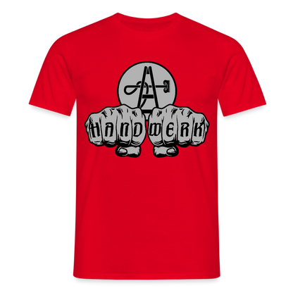 Unisex T-Shirt "Gebäudereiniger" Rot Männer T-Shirt