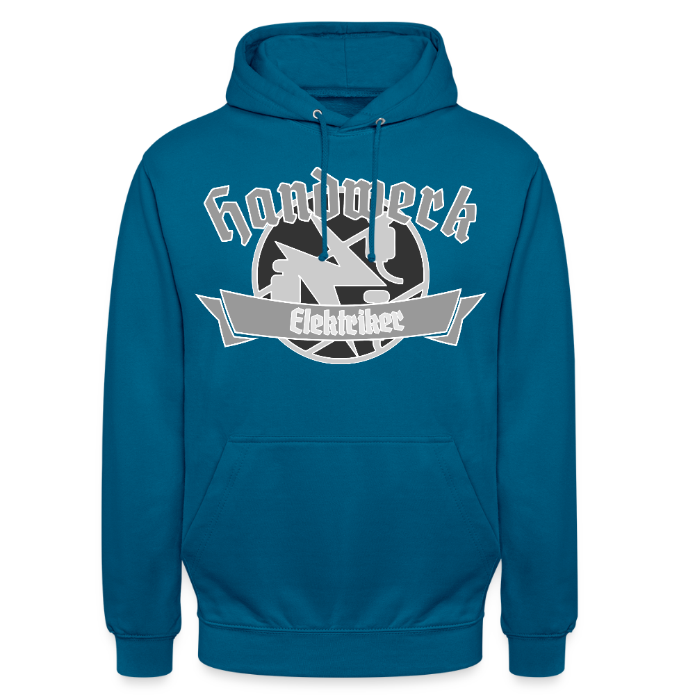 Unisex Hoodie "Elektriker" Tiefseeblau Unisex Hoodie