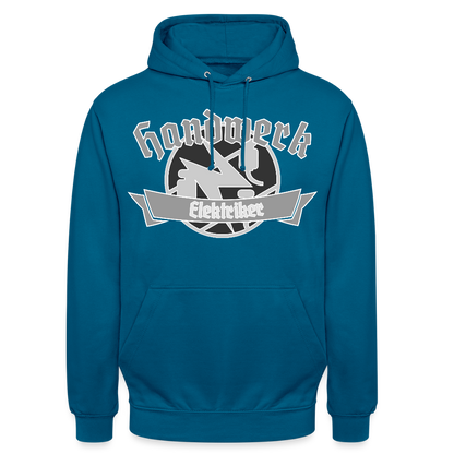 Unisex Hoodie "Elektriker" Tiefseeblau Unisex Hoodie