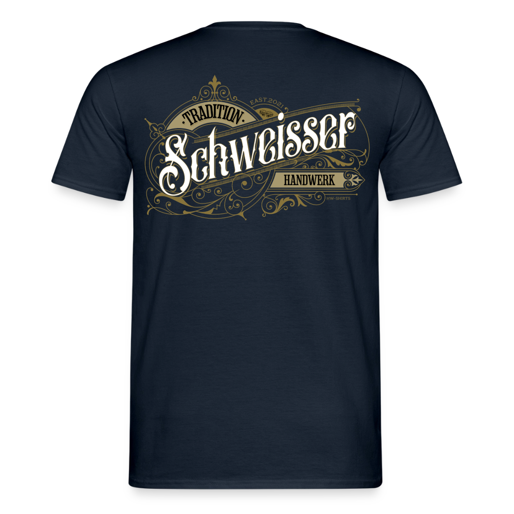 Unisex T-Shirt "Schweisser"-Nostalgie von Spreadconnect, Männer T-Shirt mit nostalgischem Schweisser-Design, bequem und stylisch.