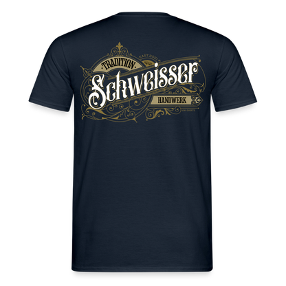 Unisex T-Shirt "Schweisser"-Nostalgie von Spreadconnect, Männer T-Shirt mit nostalgischem Schweisser-Design, bequem und stylisch.