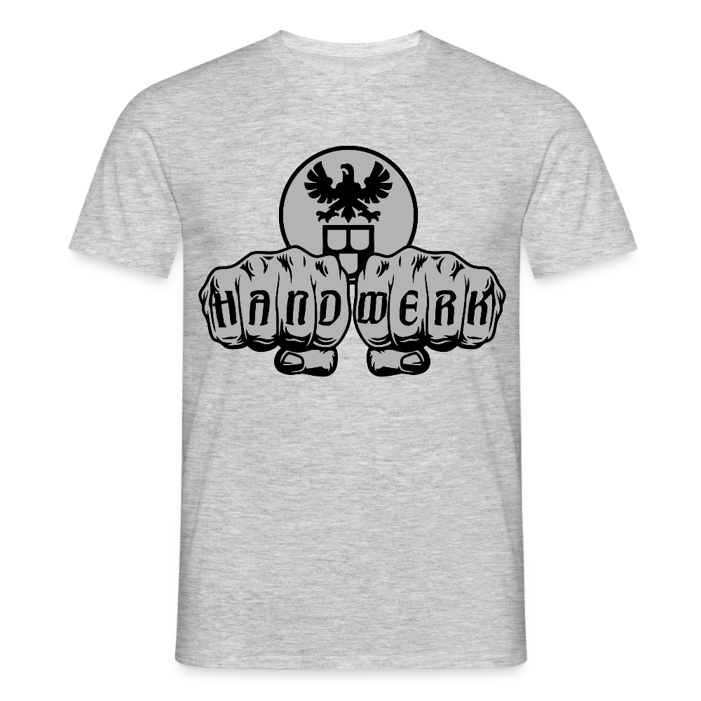 Unisex T-Shirt "Maler" Grau meliert Männer T-Shirt