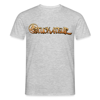 Unisex T-Shirt "Stuckateur" Grau meliert Männer T-Shirt