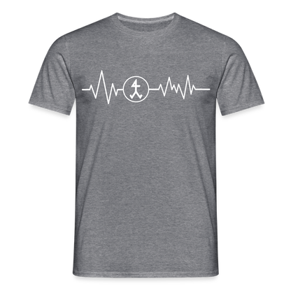 Unisex T-Shirt "Steinmetz" Graphit meliert Männer T-Shirt