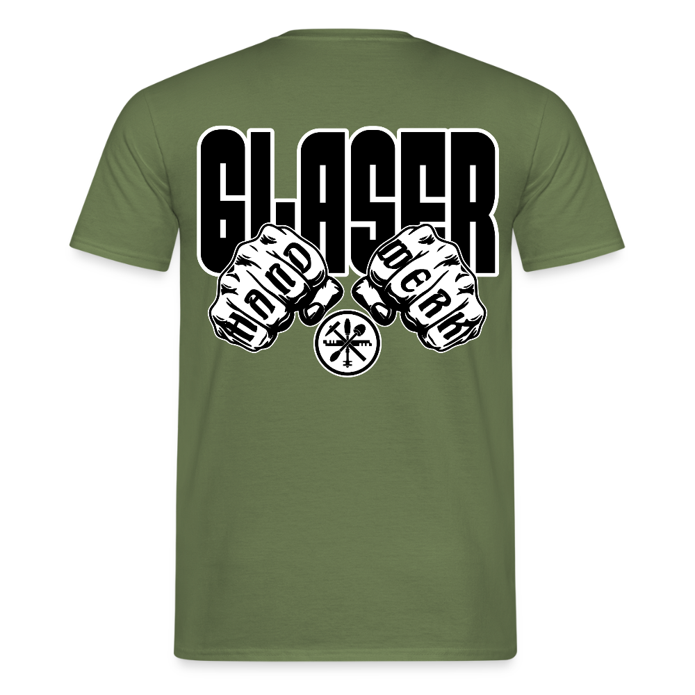 Unisex T-Shirt "Glaser" Militärgrün Männer T-Shirt