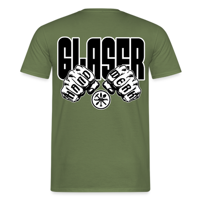Unisex T-Shirt "Glaser" Militärgrün Männer T-Shirt