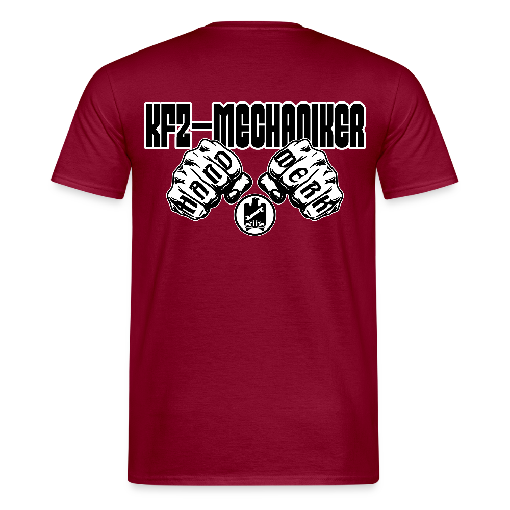 Unisex T-Shirt "Mechaniker" Ziegelrot Männer T-Shirt