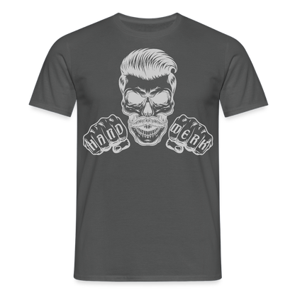 Unisex T-Shirt "Skull-Handwerk" Anthrazit Männer T-Shirt