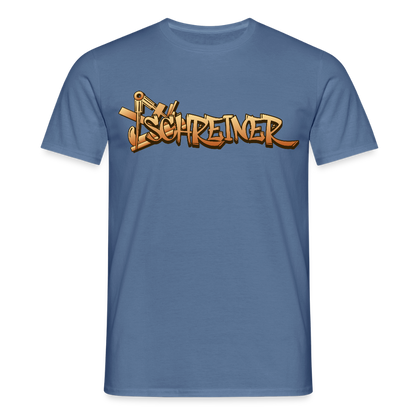 Unisex T-Shirt "Schreiner" Taubenblau Männer T-Shirt