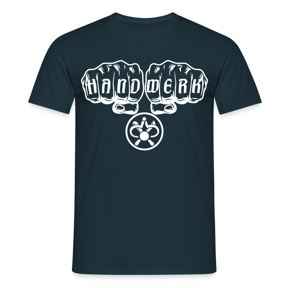 Unisex T-Shirt "Drechsler" Navy Männer T-Shirt