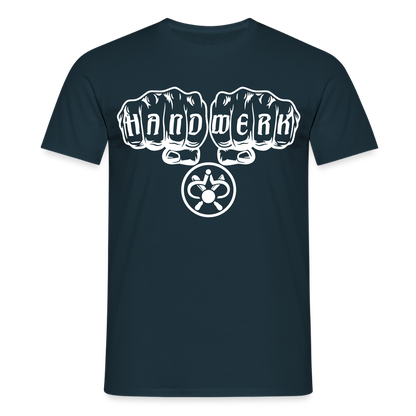 Unisex T-Shirt "Drechsler" Navy Männer T-Shirt