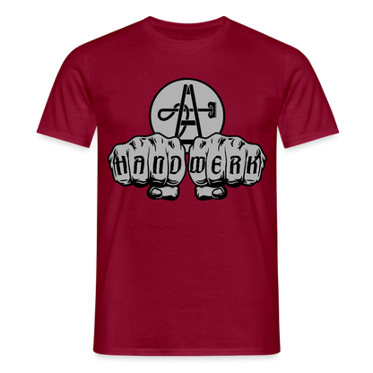 Unisex T-Shirt "Gebäudereiniger" Ziegelrot Männer T-Shirt
