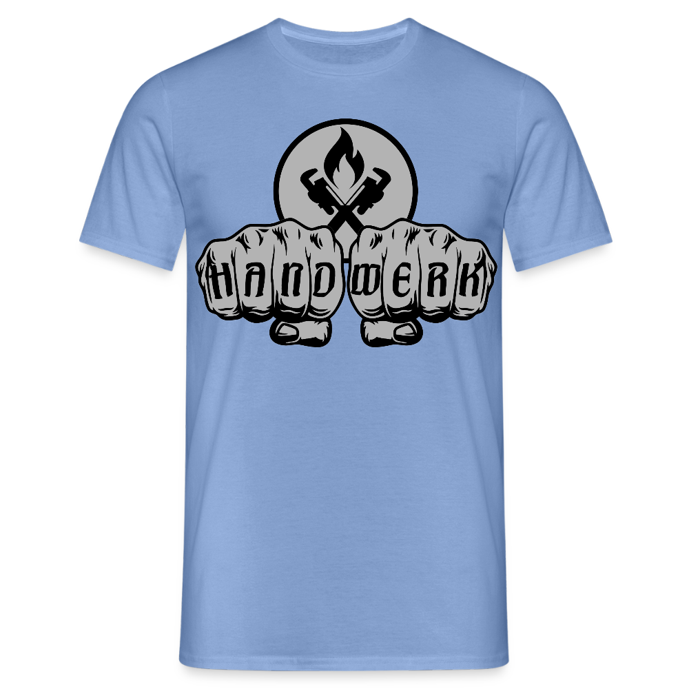 Unisex T-Shirt "Heizungsbauer" - carolina blue