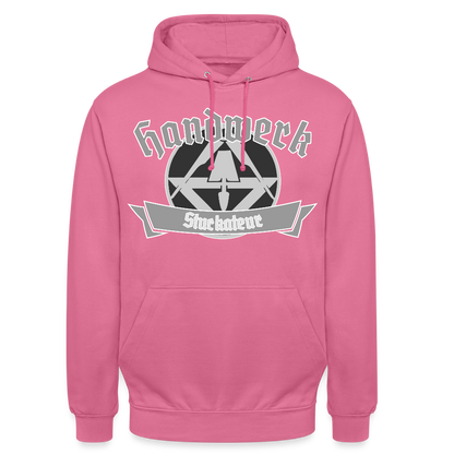 Unisex Hoodie "Stuckateur" Pink Unisex Hoodie
