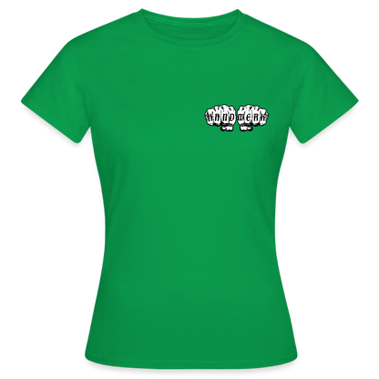 Frauen T-Shirt "Gebäudereinigerin" (beidseitig bedruckt) - Kelly Green