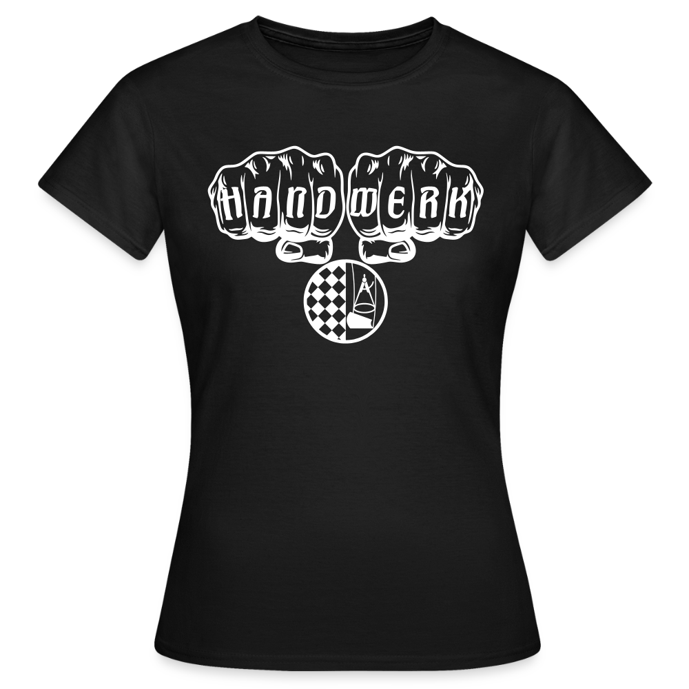 Frauen T-Shirt "Bodenleger" Schwarz Frauen T-Shirt