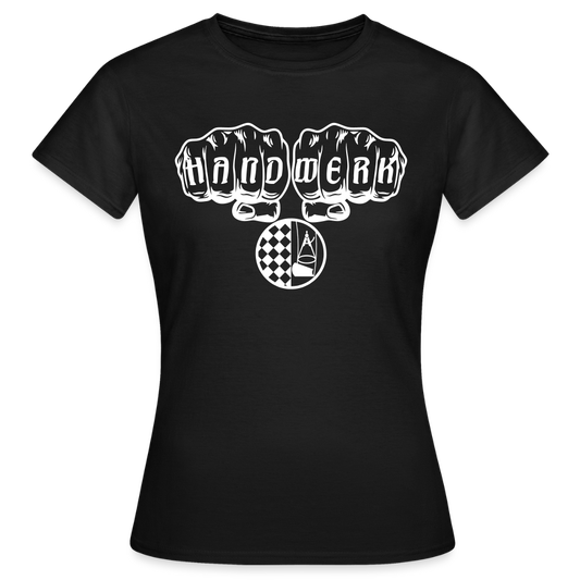 Frauen T-Shirt "Bodenleger" - Schwarz