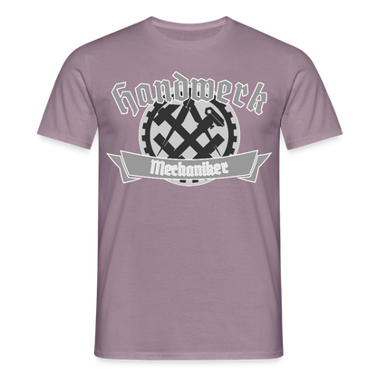 Unisex T-Shirt "Mechaniker" Lilagrau Männer T-Shirt