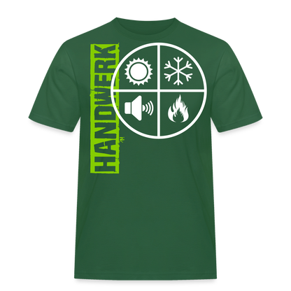 Unisex Workwear T-Shirt "Isolierer" Flaschengrün Männer Workwear T-Shirt