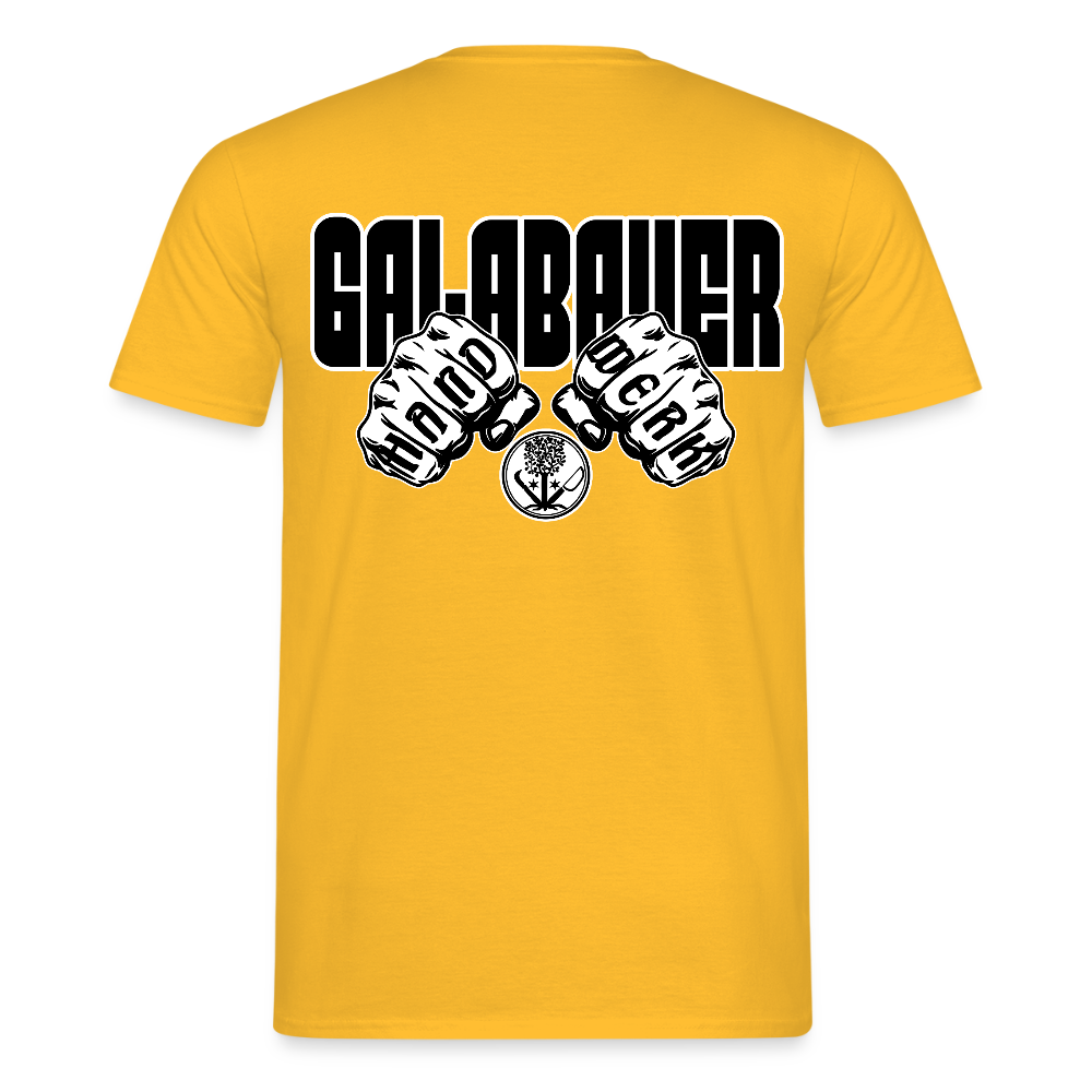 Unisex T-Shirt "GaLaBauer" Gelb Männer T-Shirt